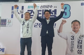 신안군수 선거 '반(反)박우량 연대' 둘러싸고 설전