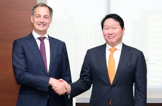 최태원 회장, UNDP 총재 만나 협력 확대 방안 논의