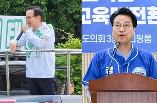 임태희 '교사 쉴 권리' vs 안민석 '역사 복원'…경기 교육표심 공략