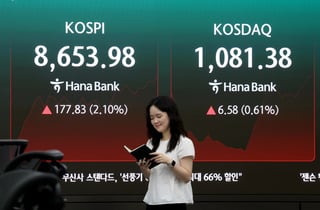 코스피지수 8700 새 역사…전체 시총도 사상 첫 7100조원 돌파