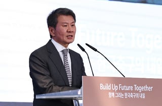 '사퇴 앞둔' 정몽규, 사비로 월드컵 포상금 쏜다…'16강 20억·8강 30억'