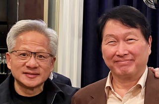 최태원·젠슨 황, 대만서 재회…'AI 깐부' 밀월 강화