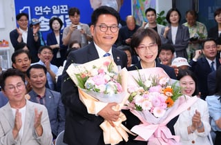 송영길, 이재명 대통령 쓰던 국회 818호로…김민석 총리 "큰 인물 귀환"