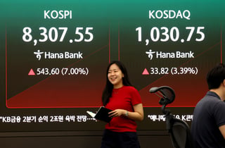 [티타임] 코스피 1.6조 쓸어 담은 외인…개인 4조 탈출에도 8%대 강세