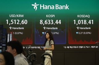 [티타임]개미는 1조 사고 외인은 1.1조 털고…코스피, 8790선 등락