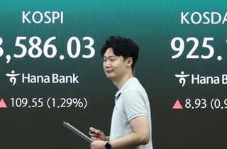 8440까지 밀린 코스피, 30주년 코스닥은 920선 등락…환율 1549.8원