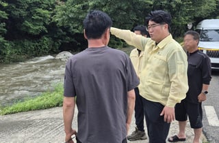 안재민 상주시장, 화북면 호우피해 우려지역 현장점검