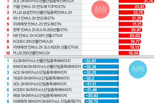 증시 급락에 '레버리지' ETF 직격탄…'곱버스'는 수익률 상위권 싹쓸이