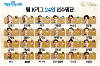 팀 K리그 명단 발표, 기성용·이승우 등 포함…맨시티와 대결 예고