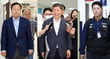  삼성전자 사측 대표교섭위원인 여명구 DS(반도체 부문) 피플팀장(왼쪽부터), 박수근 중앙노동위원장, 최승호 삼성그룹 초기업노동조합 삼성전자지부 위원장이 총파업 예고 시한을 이틀 앞둔 19일 정부세종청사 중앙노동위원회에서 열린 2차 사후조정 최종회의에 참석하고 있다. /사진=뉴스