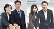  정원오(왼쪽) 더불어민주당 서울시장 후보 내외와 오세훈 국민의힘 서울시장 후보 내외가 29일 서울 중구 소공동행정복합청사에 마련된 사전투표소와 용산구 한남동 주민센터에 마련된 사전투표소에서 각각 소중한 한표를 행사하고 있다. /사진=뉴시스