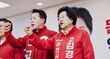 김경희 이천시장 후보(오른쪽)가 지난 18일 국민의힘 경기지역 국회의원 및 출마자들이 공동으로 개최한 기자회견에 참석해 '반도체특별법 시행령안' 철회를 촉구하고 있다. /사진제공=김경희 국민의힘 경기 이천시장 후보 페이스북 캡처