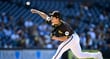 고우석(28·디트로이트 타이거스 산하 털리도 머드헨스)이 메이저리그(MLB) 승격이 불발됐다. 사진은 2024년 3월26일 미국 캘리포니아주 샌디에이고 펫코 파크에서 열린 샌디에이고 파드리스와 시애틀 마리너스와의 경기에 출전한 고우석(당시 샌디에이고)의 모습. /로이터=뉴스