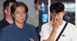 2026 북중미 월드컵 32강 진출 실패의 책임을 지고 사퇴 의사를 밝힌 홍명보 축구대표팀 감독(왼쪽)이 6월30일 새벽 인천국제공항 2터미널을 통해 입국해 이동하고 있다. 오른쪽은 축구국가대표팀 손흥민이 6월29일(현지시간) 미국 로스앤젤레스 국제공항에서 귀국하는 비행기에 오르고 있는 모습. / 사진=뉴스