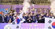 한국 U20(20세 이하) 남자 핸드볼 대표팀이 제19회 아시아 남자 주니어(U20) 챔피언십에서 우승했다. 사진은 지난 27일(현지시각) 제19회 아시아 남자 주니어(U20) 챔피언십에서 우승한 한국 대표팀의 모습. /사진=뉴스1(아시아핸드볼연맹 제공)