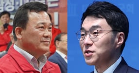 6.3 안산시갑 재선거에 출마한 김석훈 국민의힘 후보(왼쪽), 김남국 더불어민주당 후보(오른쪽). /사진=김석훈 후보 페이스북·뉴스