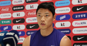축구대표팀 공격수 황희찬이 2026 북중미 월드컵을 앞두고 의지를 드러냈다. 사진은 2026 북중미 월드컵에 출전하는 대한민국 축구 국가대표팀 황희찬이 8일(현지시각) 멕시코 과달라하라 인근 사포판에 위치한 치바스 바예 베르데에서 인터뷰하는 모습. /사진=뉴스