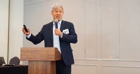 이풍우 대동금속 대표가 2일 서울 여의도에서 열린 미디어 라운드테이블에서 2030년 성장 전략과 미래 사업 비전을 발표하고 있다./사진=대동금속 