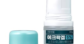 동화약품의 국내 외용제 최초 원발성 겨드랑이 다한증 치료제 전문의약품 '에크락겔'이 출시 5개월 만에 주요 병원 24곳에 진입했다. 사진은 에크락겔 제품. /사진=동화약품