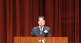 이성훈 LH 신임 사장이 6일 경남 진주 LH 본사에서 취임식을 개최했다./사진=LH 제공