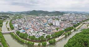 담양읍 전경.