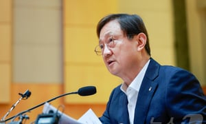 이찬진 금융감독원장이 22일 서울 여의도 금융감독원에서 열린 기자간담회에서 모두 발언을 하고 있다. / 사진 = 뉴스1  