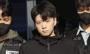 광주 도심에서 일면식도 없는 10대 여고생을 살해한 장윤기의 모습. 검찰은 장윤기 아버지와 수사팀간의 유착 의혹에 대해 집중 수사를 벌이고 있다./사진=뉴스
