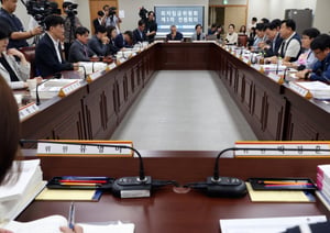지난 4일 세종시 정부세종청사에서 최저임금위원회 3차 전원회의가 열리고 있다. 위원회는 16일부터 6차 회의를 진행하고 최저임금의 차등 적용 여부를 위한 논의에 들어갔다./사진=뉴시스