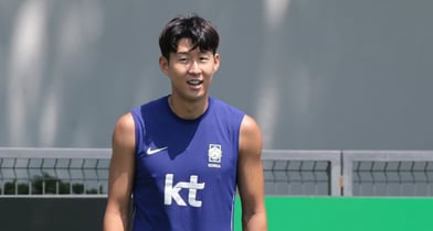 미국 메이저리그(MLS) LAFC 선수 손흥민이 올스타전을 위한 훈련에 소집됐다. 사진은 한국 축구 국가대표팀 주장 손흥민(LA FC) 모습. /사진=뉴스
