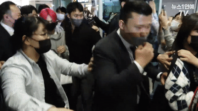 [영상] "명백한 폭행"vs "사생이 팬?"… 엔하이픈 경호 '갑론을박'