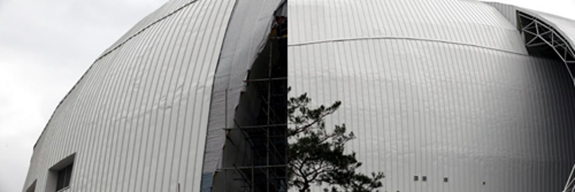 광주U대회 신축 경기장 부실시공 논란 '들썩'