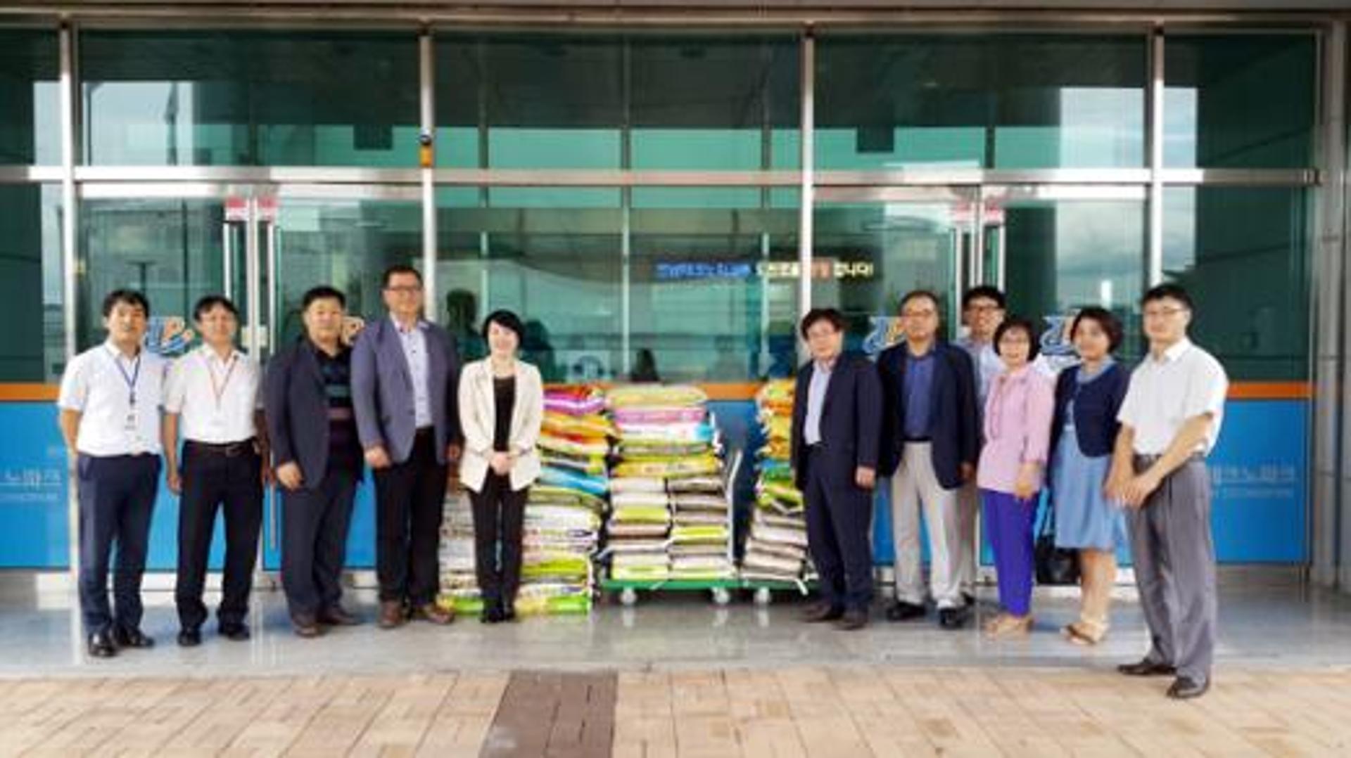전남테크노파크 원장, 취임 축하 쌀 1000kg 기부