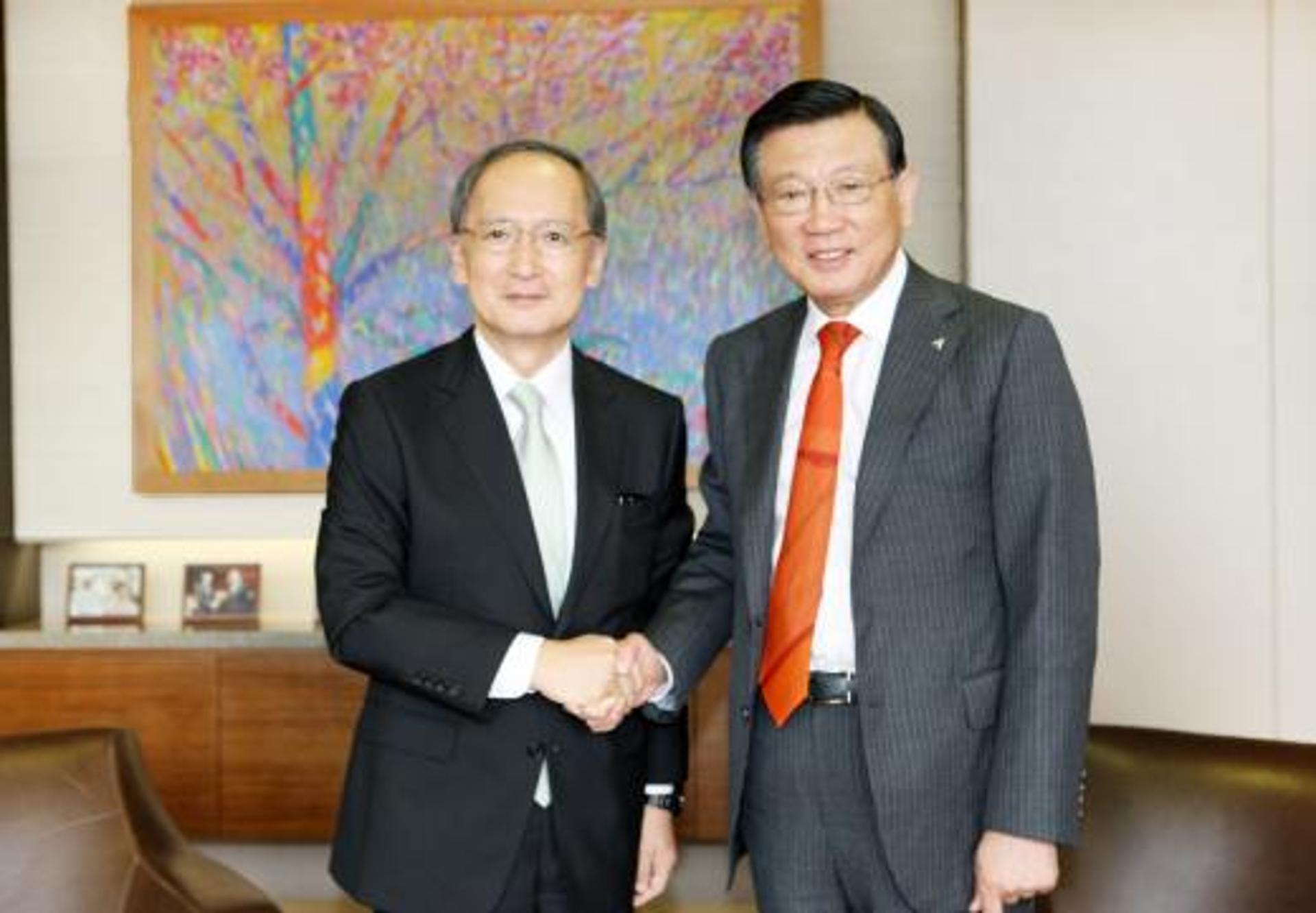 박삼구 회장, 나가미네 야스마사 신임 주일본대사와 환담