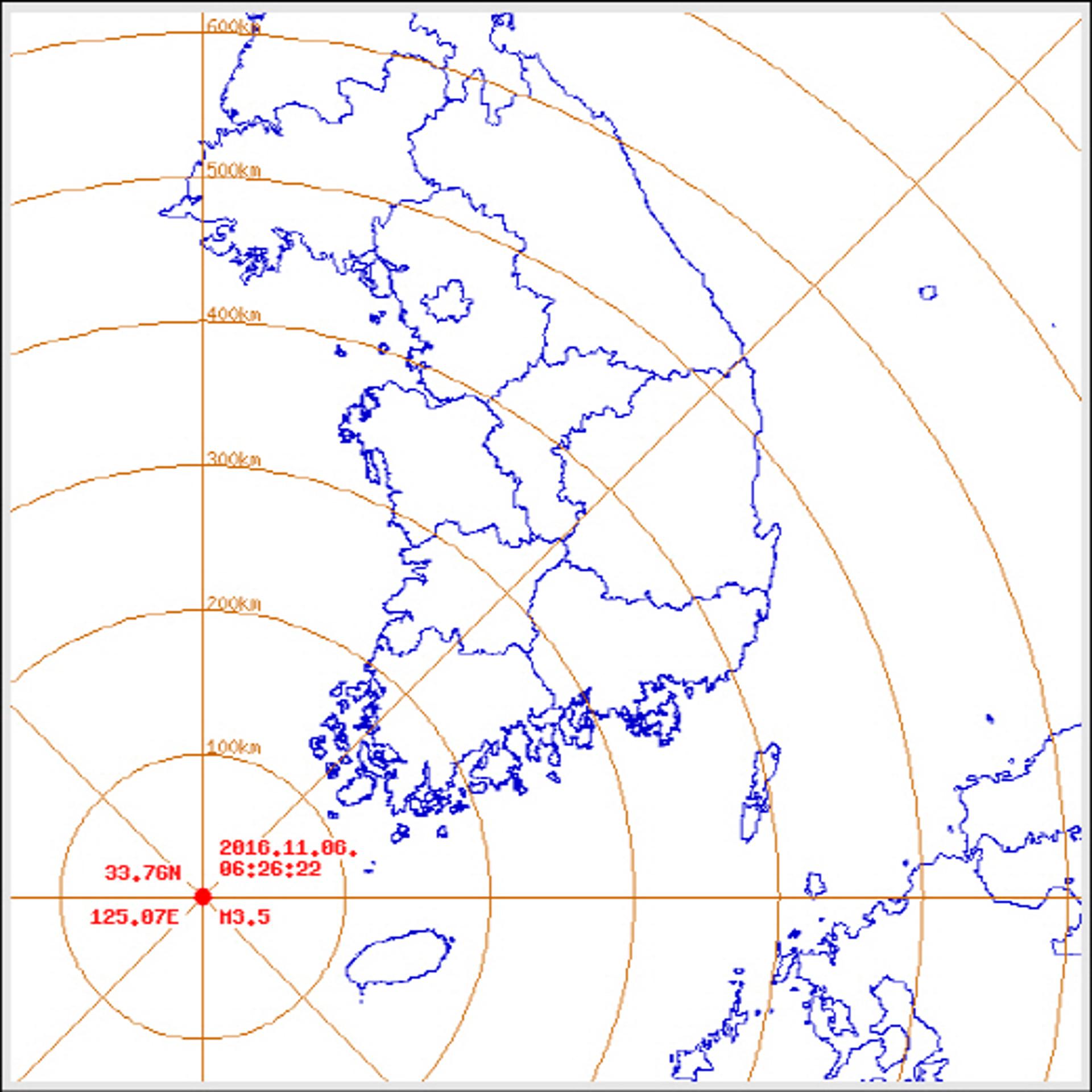 전남 신안 규모 3.5 지진… 피해 없을 듯