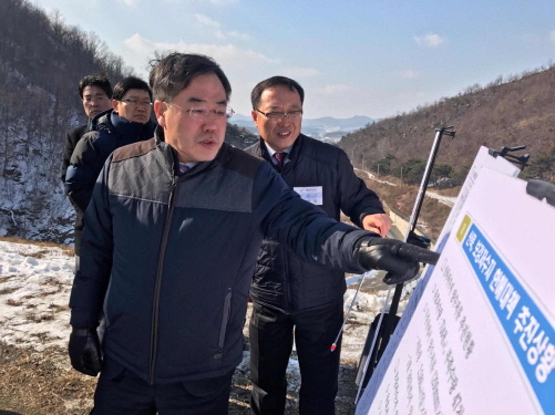 정승 농어촌공사 사장, 충남 가뭄대책 현장 점검