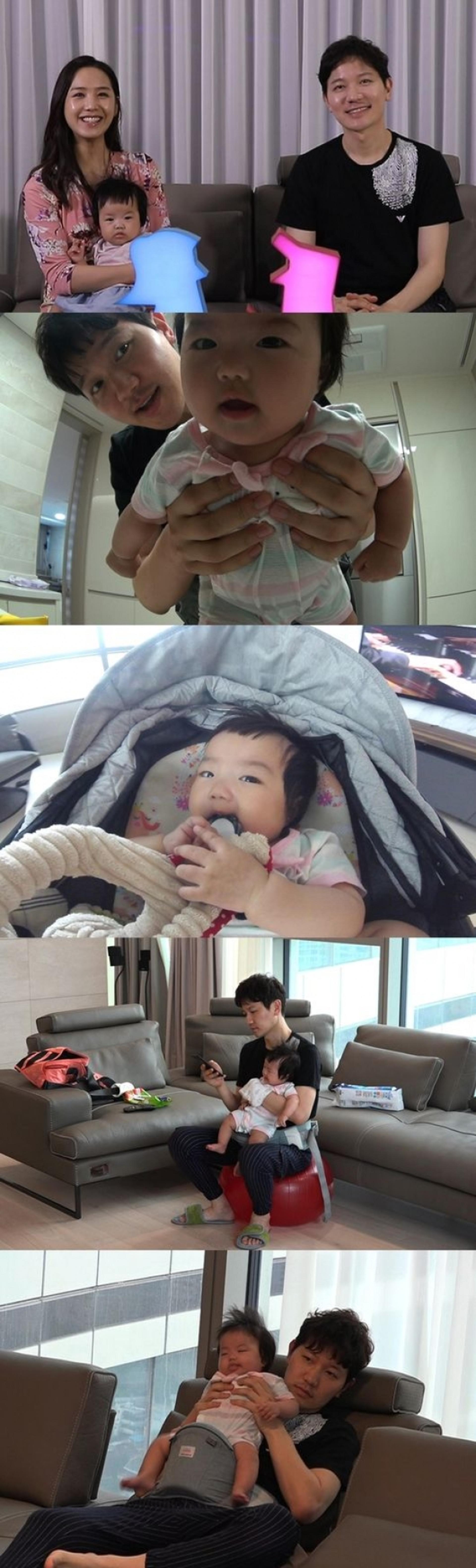 이지애 남편, 김정근 육아고충 토로 "가끔 도망가고 싶다"