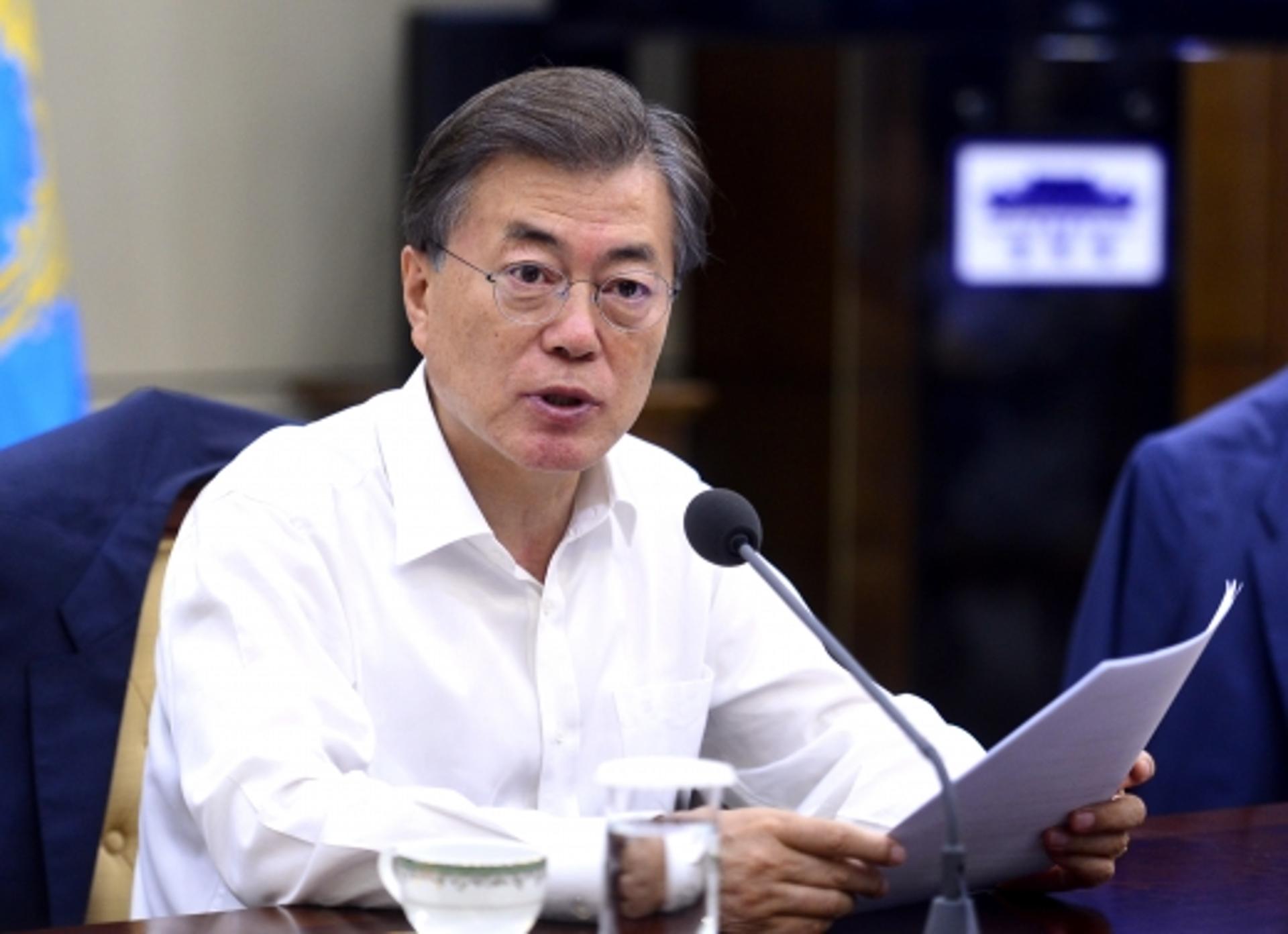[전문] 문 대통령 "사드 임시배치는 최선의 조치"