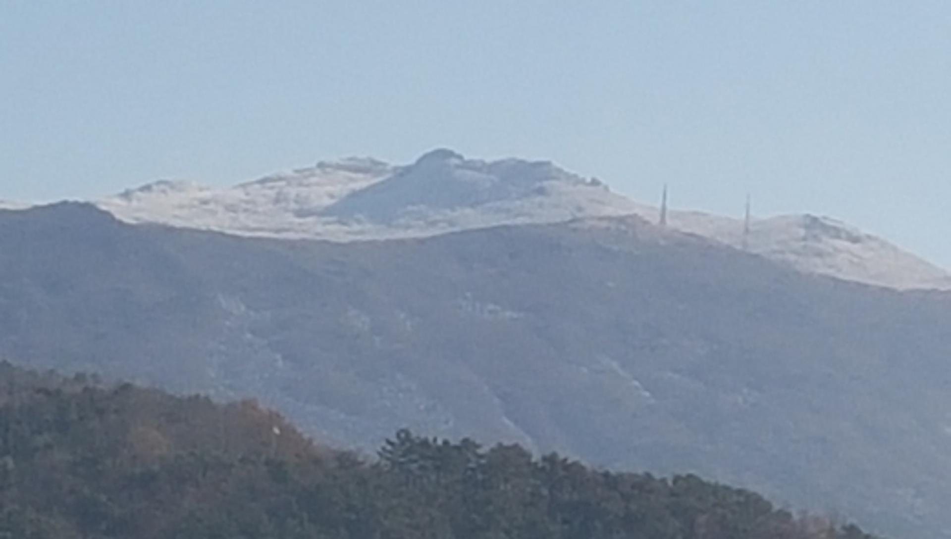 눈꽃 장관 광주 무등산
