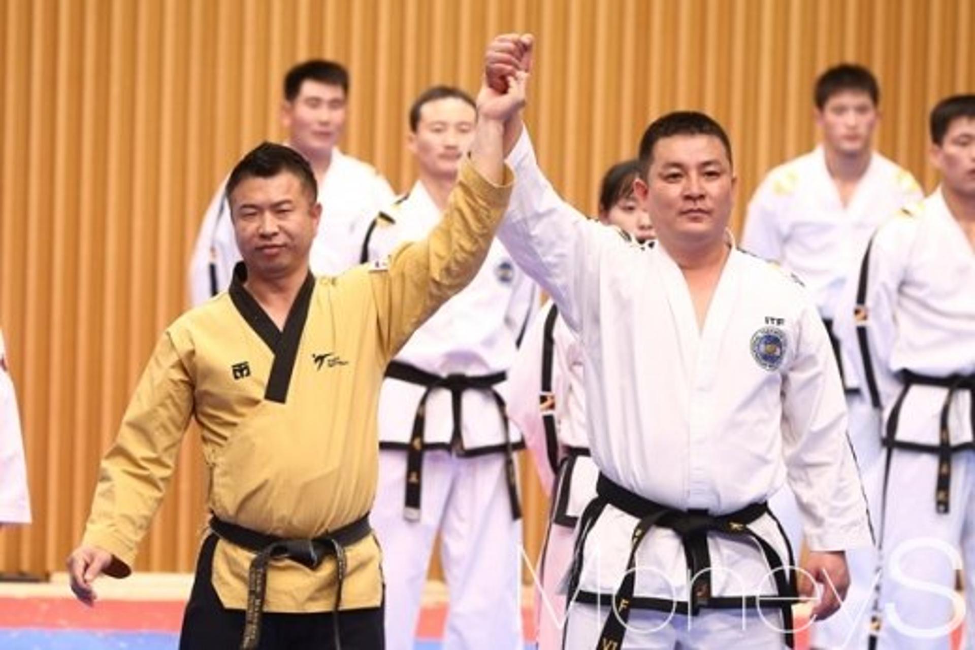 [머니S포토] 태권도 합동 시범공연 '손 잡은 남북'