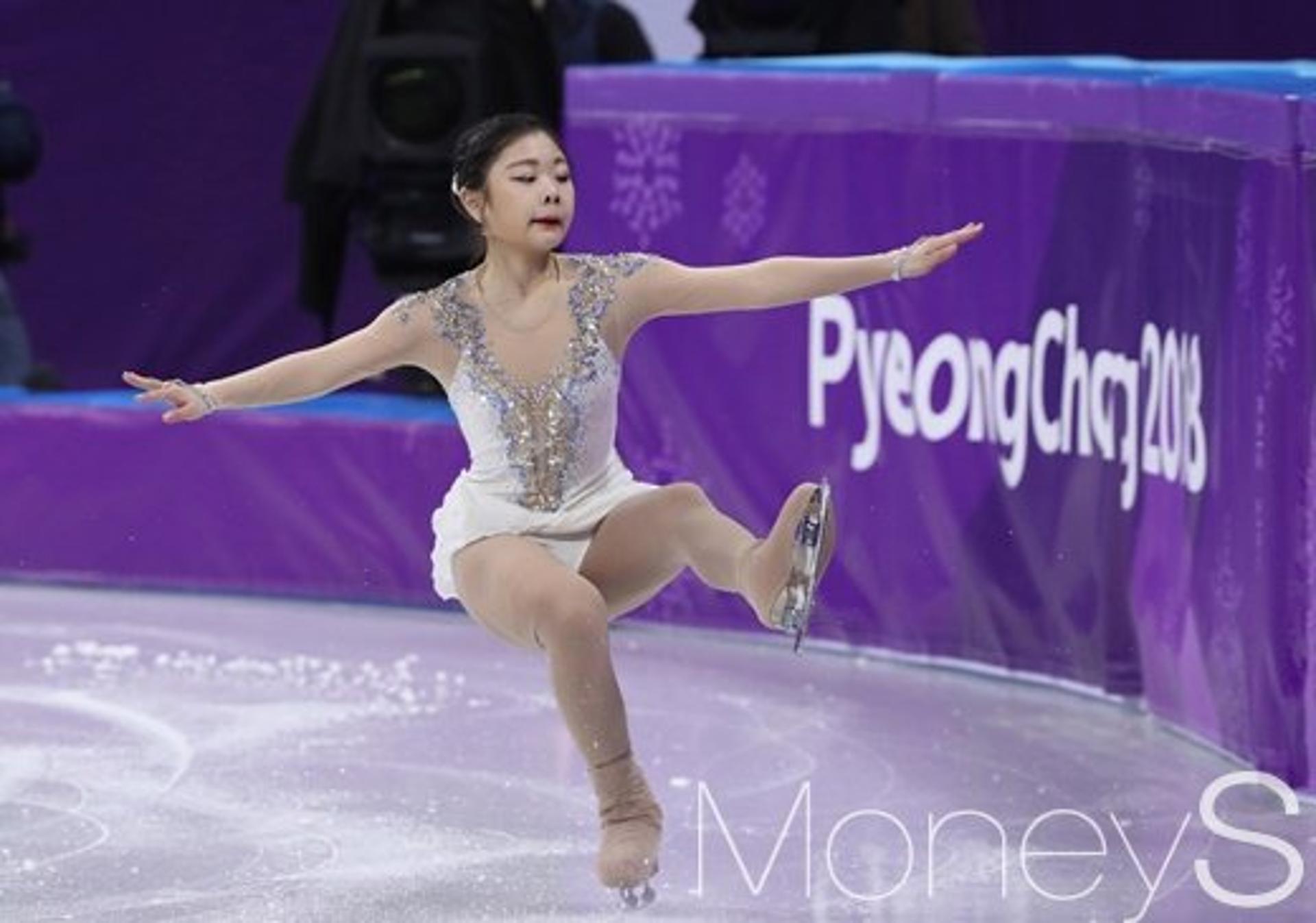 [머니S포토] 최연소 피겨 김하늘 '올림픽 베스트 연기'