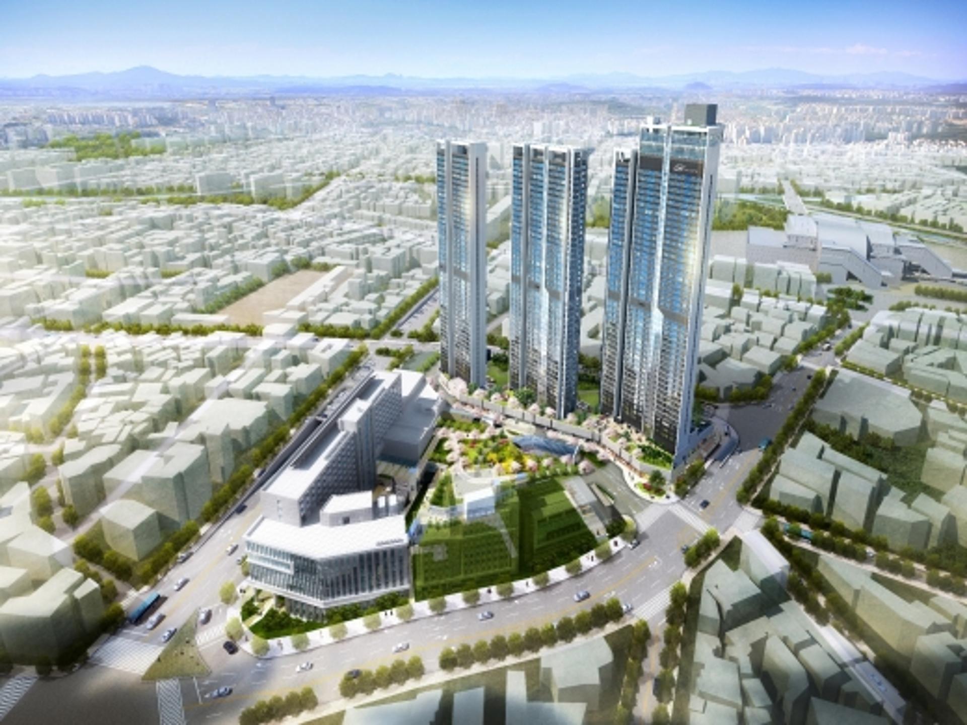 1호 도시재생사업 '힐스테이트 천안' 451세대 분양