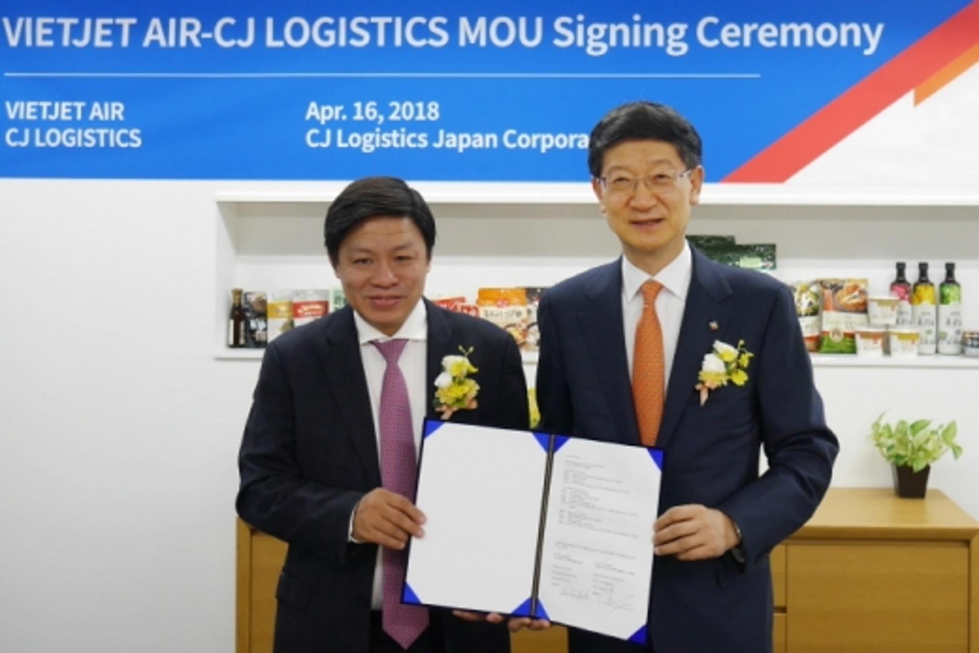 CJ대한통운, 비엣젯항공과 MOU… 베트남-한국-미국노선 공동영업