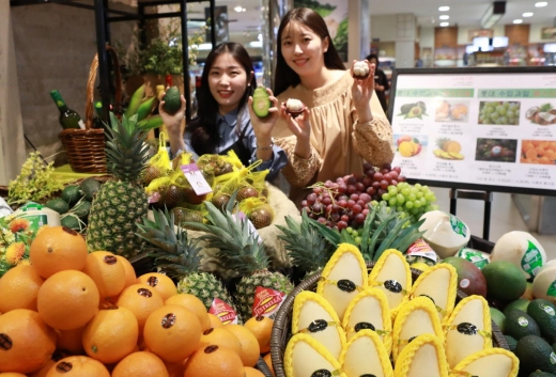 롯데백광주점, 26일까지 '수입과일 페스티벌' 개최