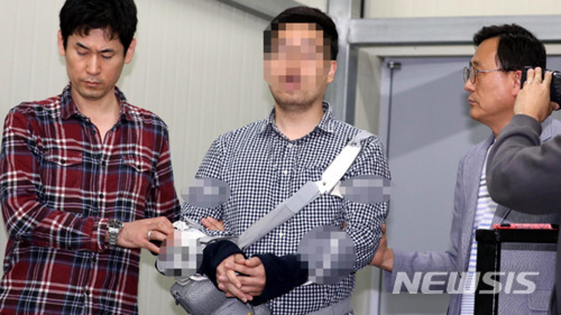 김성태 폭행범, "배후없이 단독범행"… 경찰 구속송치
