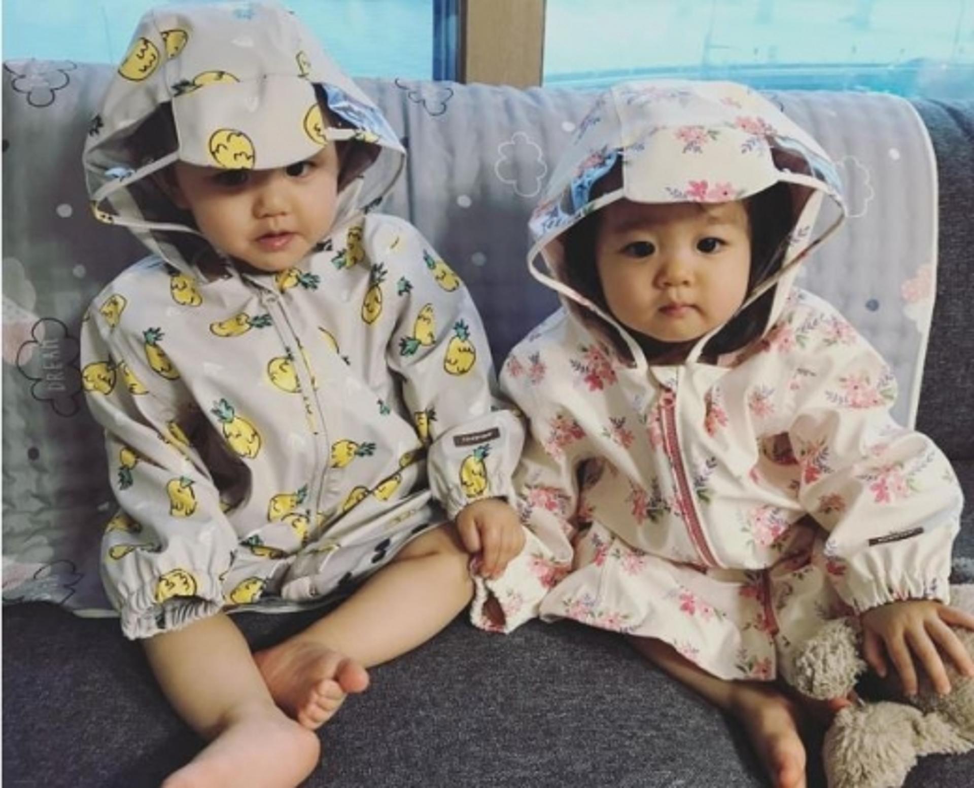 한그루 쌍둥이, 붕어빵 귀요미 남매 공개… "똘망똘망"