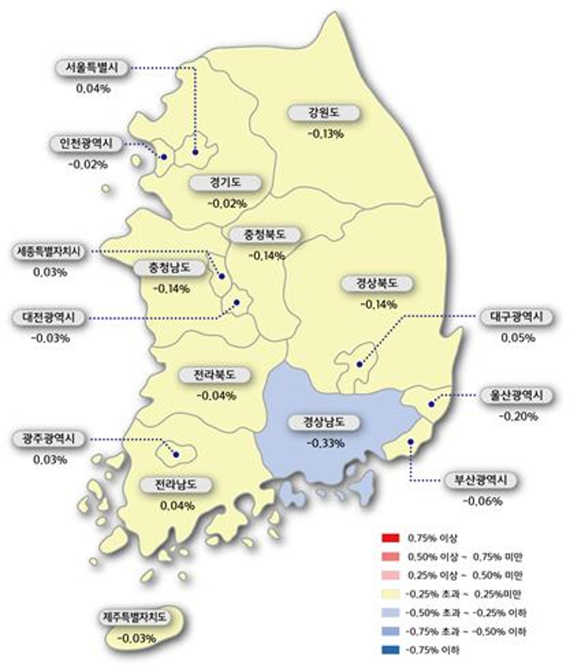 광주·전남, 아파트 매매가격 상승 지속… 전세는 하락 전환