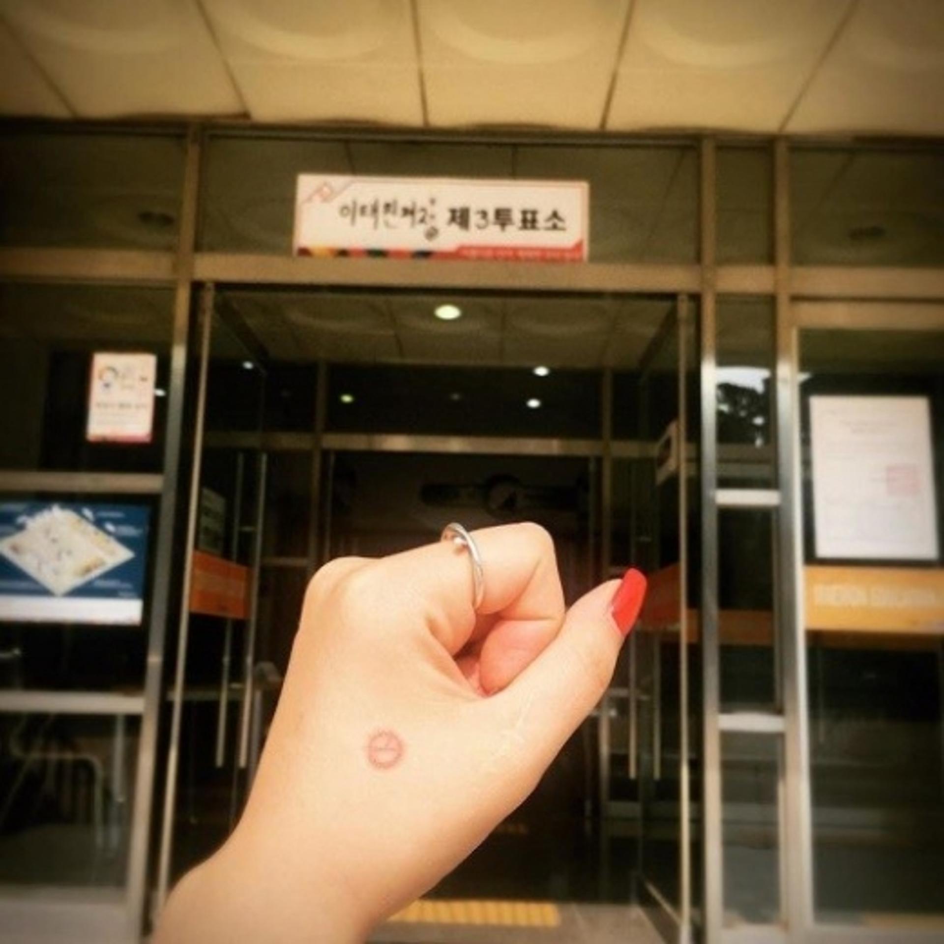 [6.13 지방선거] 강은비·지숙·치타 등 투표 인증샷 "소중한 한표 행사"