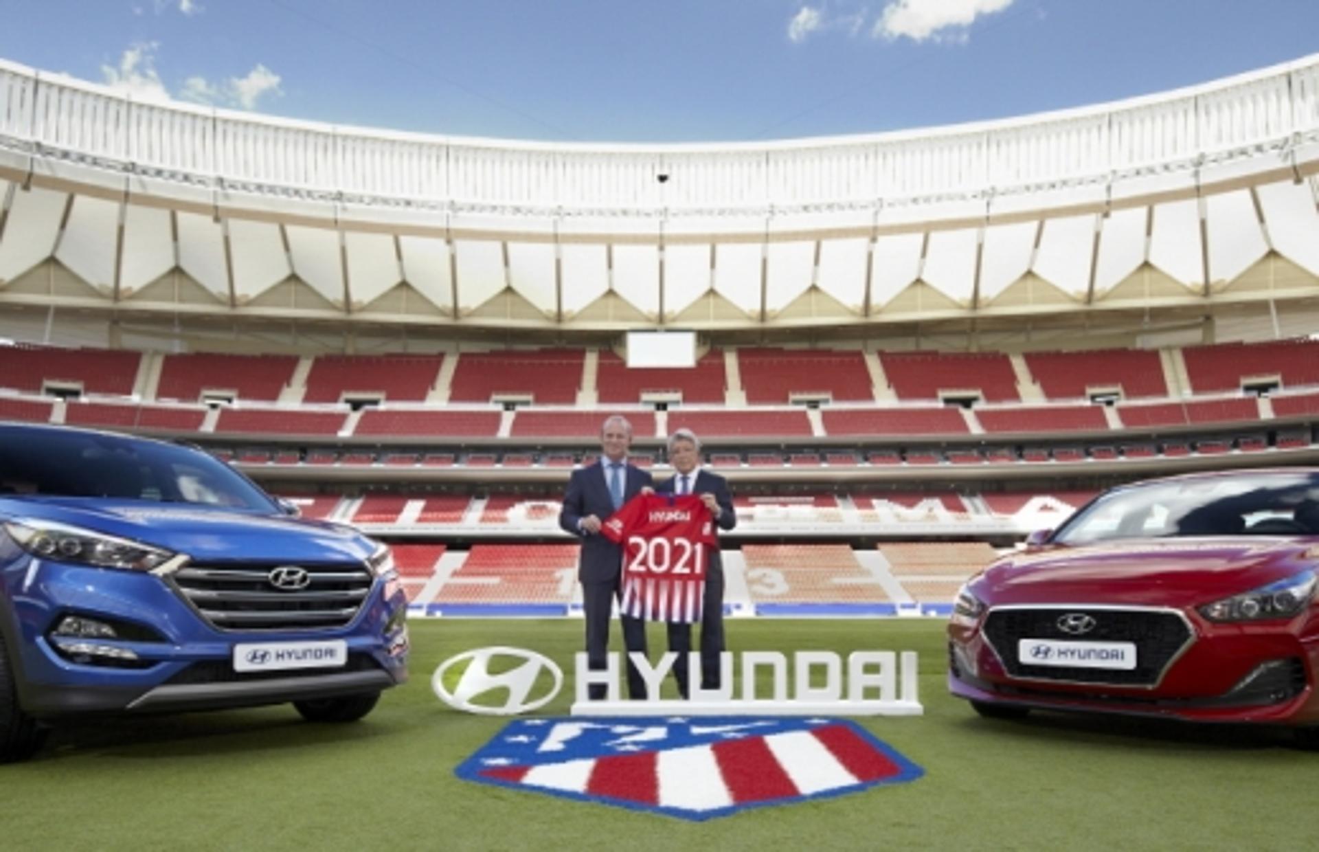 현대차, 2021년까지 스페인 명문 FC 아틀레티코 마드리드 후원