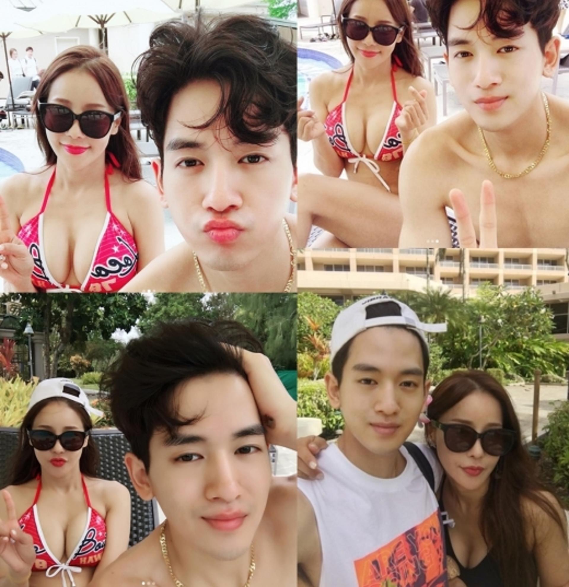 류필립♥미나, 신혼여행서 뽐낸 비키니 몸매… '시선강탈'