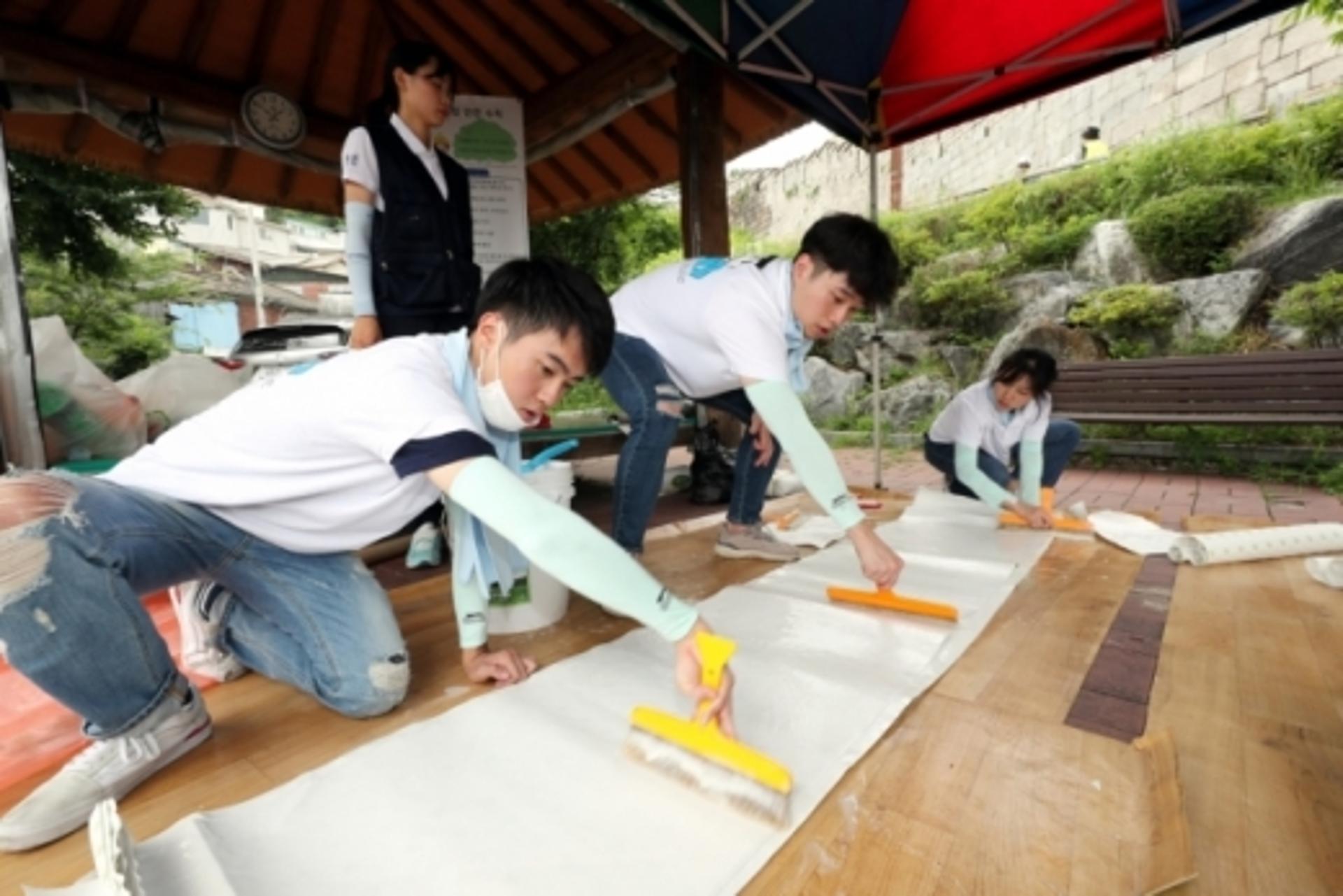 대우건설 대학생 홍보대사, 희망의 집고치기 봉사활동
